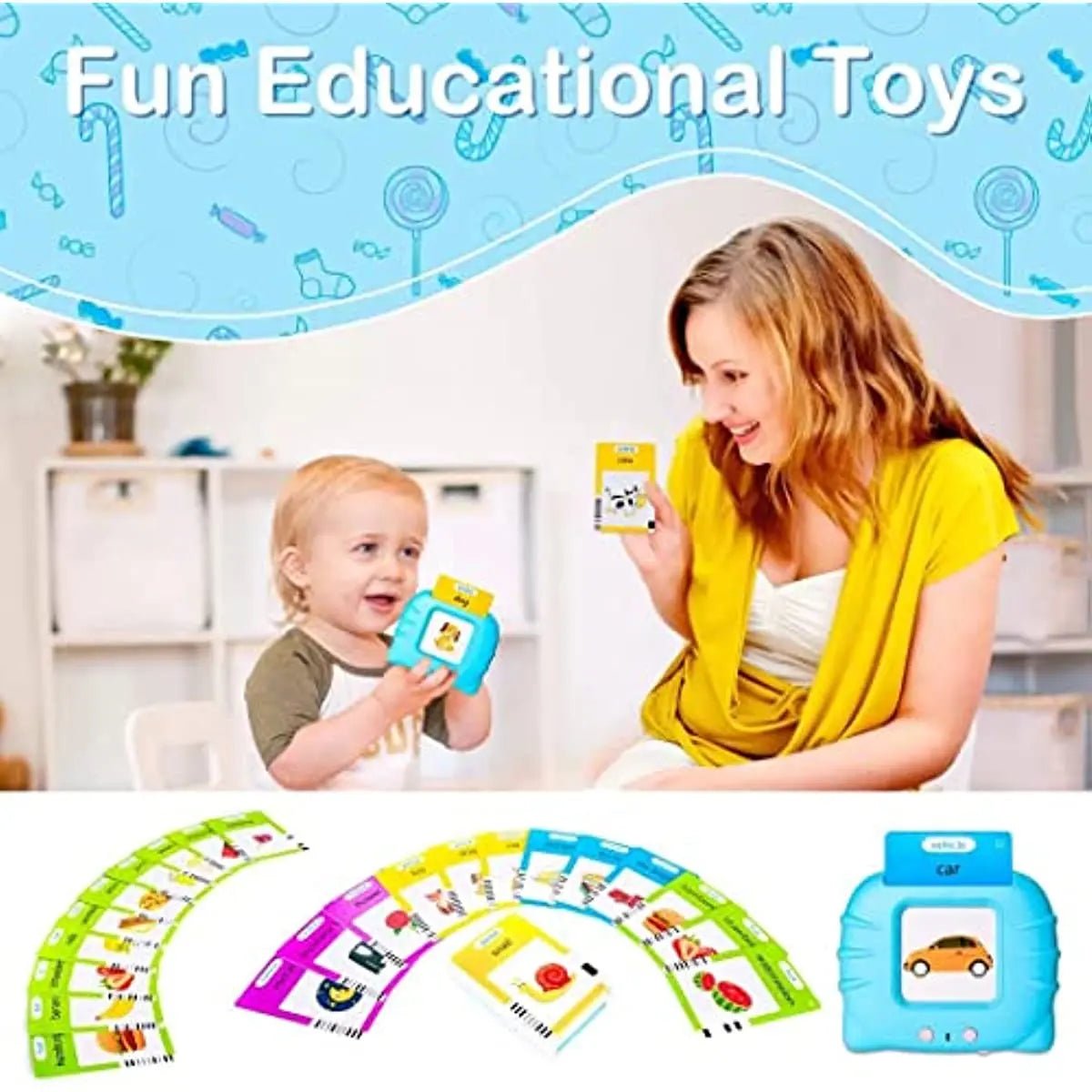 Edu - Play™ Carte Interactive Anglaise | Parfait Outil Éducatif - Enfantoys